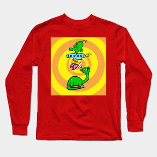 Ham Bomb UFO Long Sleeve T-Shirt